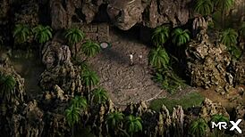 My cock grows big in the treasure hunt, watched by the teen 18+ voyeur.