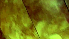 relieving in underwear with blue soap on member