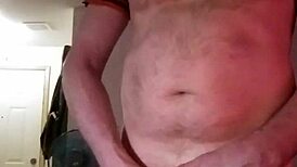 After 30 minutes of solo play, a dripping cumshot explodes