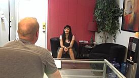 angie, show me your tattoo in this sexy casting interview?