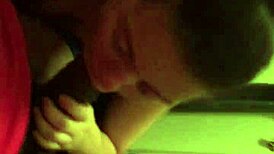 fake cop banging in ruined restroom