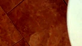 relieving in underwear with blue soap on member