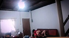 This Venezuelan is fucking her housemate with a monster cock, getting her big ass pounded in anal.
