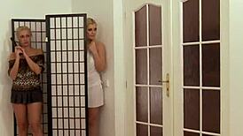 Toy Femdoms Dominate with Dildo Fucking in Kinky Threesome Close-Up