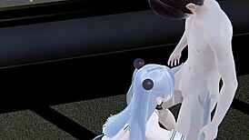 Yaoi femboy Kano in wild threesome action