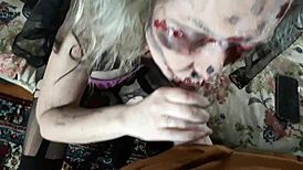 zombie wife rises from grave for hard sex with teen