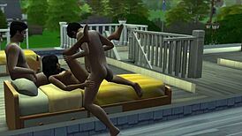 The sims twisted family wife has threesome with boys