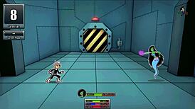 Danny phantom explores amity park in part 46 with a new fighting system. 😎