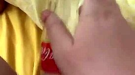 Bottle Fucking Turns Into Wild Deepthroat and Gagging Session