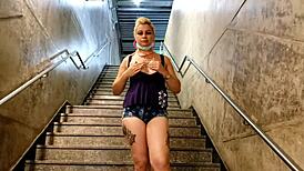 that slut shows off her big ass without any fear, loving every moment of being watched