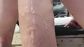 Mr Hankeys Solo Dildo Riding Action