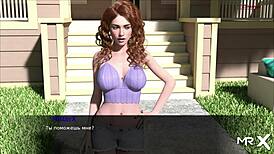 Pine Falls says, I wanted a cock, but he won't get up!