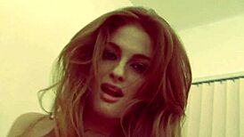 Sexy teen Faye Reagan grinds during a hot lap dance