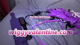 Twiggy valentine receives intense spanking from interracial dom