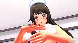 Bold Uncensored Anime ASMR with Japanese Handjob Countdown