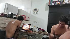 Candy crush brasil and rennan luna perform intense hardcore in concert making of with mano nico