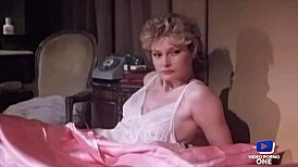 Marianne Aubert and Dominique Saint-Clair Share One Lover in Vintage Lingerie