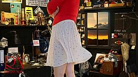 sexy legs and heels teasing right under your nose