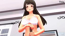 Bold Uncensored Anime ASMR with Japanese Handjob Countdown