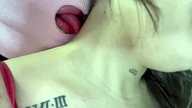 She whispered, Come closer, let me seduce you, as my boyfriend's latina sister touched me outdoors during her visit