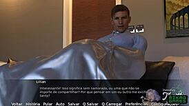 Emotional hidden blowjob on sofa with my employee's family