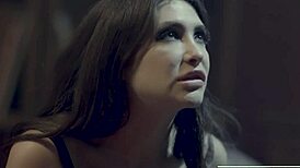 Wicked brunette babe Jane Wilde pounded hard in missionary style