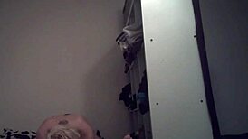 Aku blonde Rusia besar naik cowgirl ganas lepas tu doggystyle