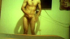 young mexican teen subtly explores her body in a private moment