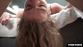 Cute Sabrina Spice's First Rough Face Fuck