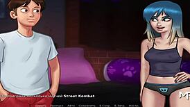 farm girl devours blowjob with creampie appetite!