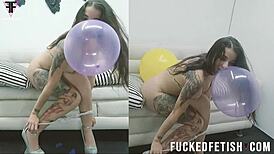 Latina's big tits pop!