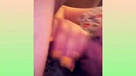 Amateur couple explores goth style with piercings