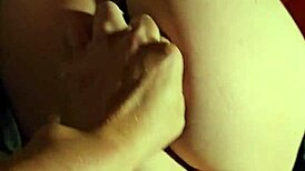 oh man, i’m just messin’ with her asshole, thong on, big ass shakin’... so hot!