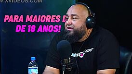 white fairy came back on the podcast and got all naked, showin her boobs and ass, we anal fucked her