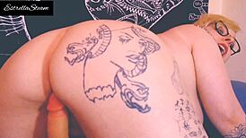 Pacar Berlekuk Tato Bokong Gede Ngesot Keras