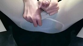 Crossdresser Enjoys Private Moment Alone