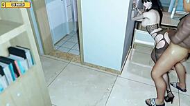 Hina Super Beauty in 3D Hentai Ep104 Gets Wild with Old Man Fucking