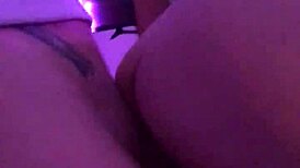 this little blonde is taking on a big cock in a hardcore doggystyle session, showing off her big tits and mature side