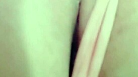 Close-up pussy massage masturbation