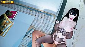 Hina Super Beauty in 3D Hentai Ep104 Gets Wild with Old Man Fucking