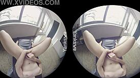 sexy babe marina masturbates