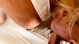 mature milf wife masturbates pussy outdoors with dildo toys