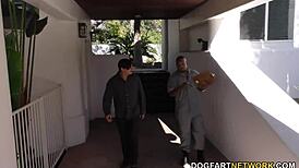 Cuckold boyfriend watches Elle take BBC hard