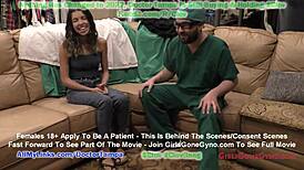 doctor tampa examines aria nicole's pussy with speculum in hospital reality