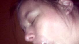 Shy Girl Gets Facial In Pov Blowjob