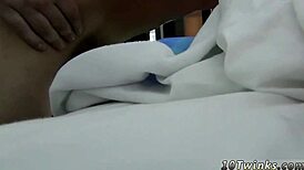 black guy fucks white teen boy and grandpa in gay twink bareback scene