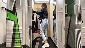 i fucked her in locker room, cummed in mouth oops