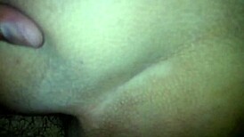 latina friend bent over for doggystyle creampie