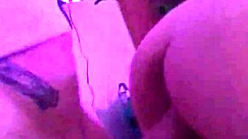 this little blonde is taking on a big cock in a hardcore doggystyle session, showing off her big tits and mature side