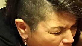 lai d monet delivers a surprising blowjob at the party, showcasing her milf skills